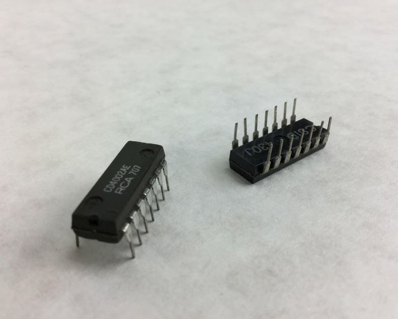 Genuine RCA CD4002AE Integrated Circuit  14 Pin Dip  Lot of 10