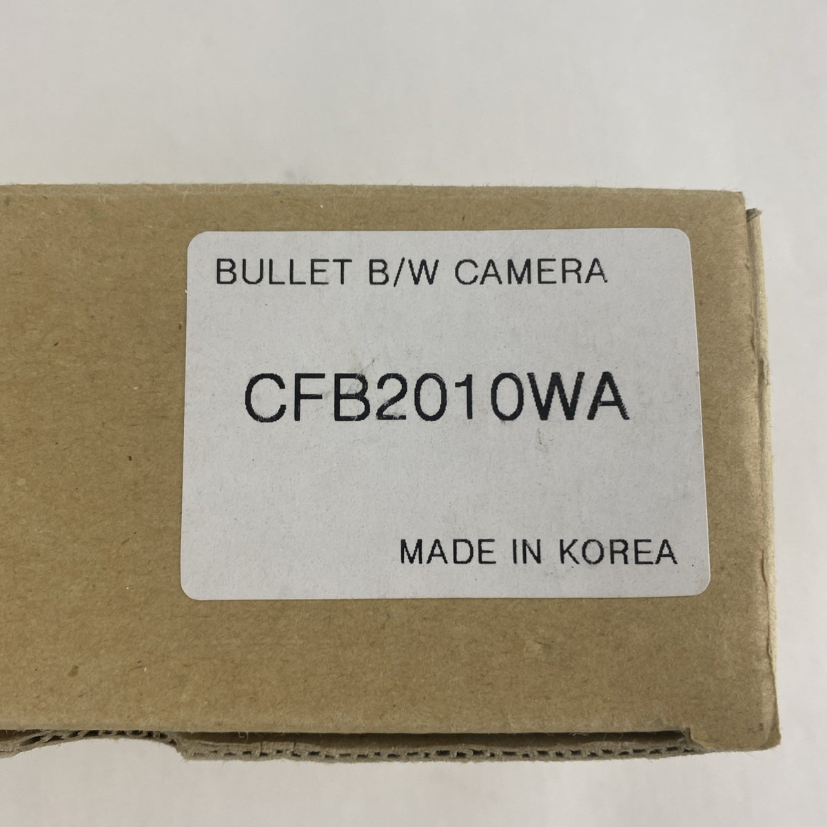 Bullet B/W CFB2010WA HI-Performance CCD Camera Untested2