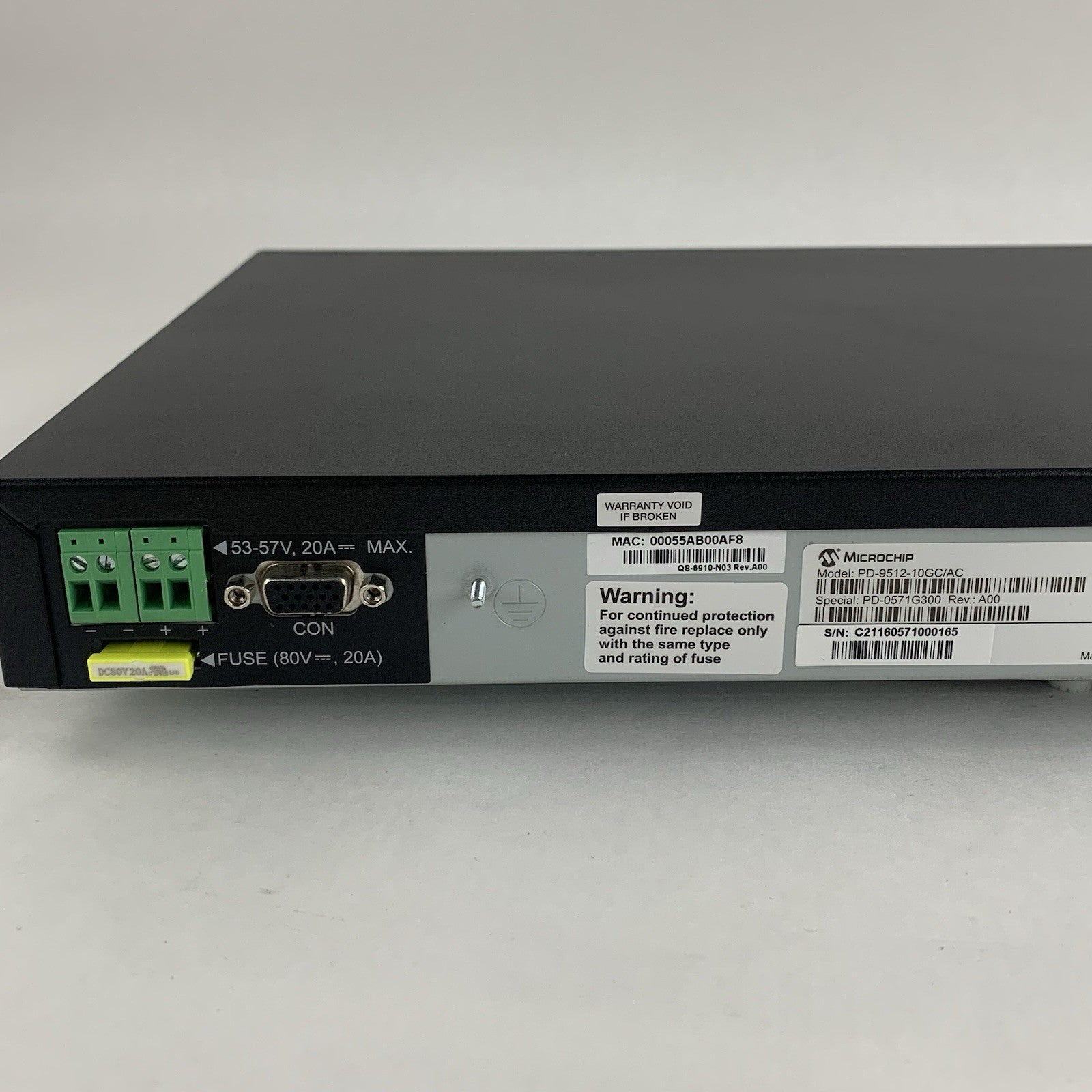 Microchip PD-9512-10GC/AC 12-Port BT 60W Switch Box Opened6