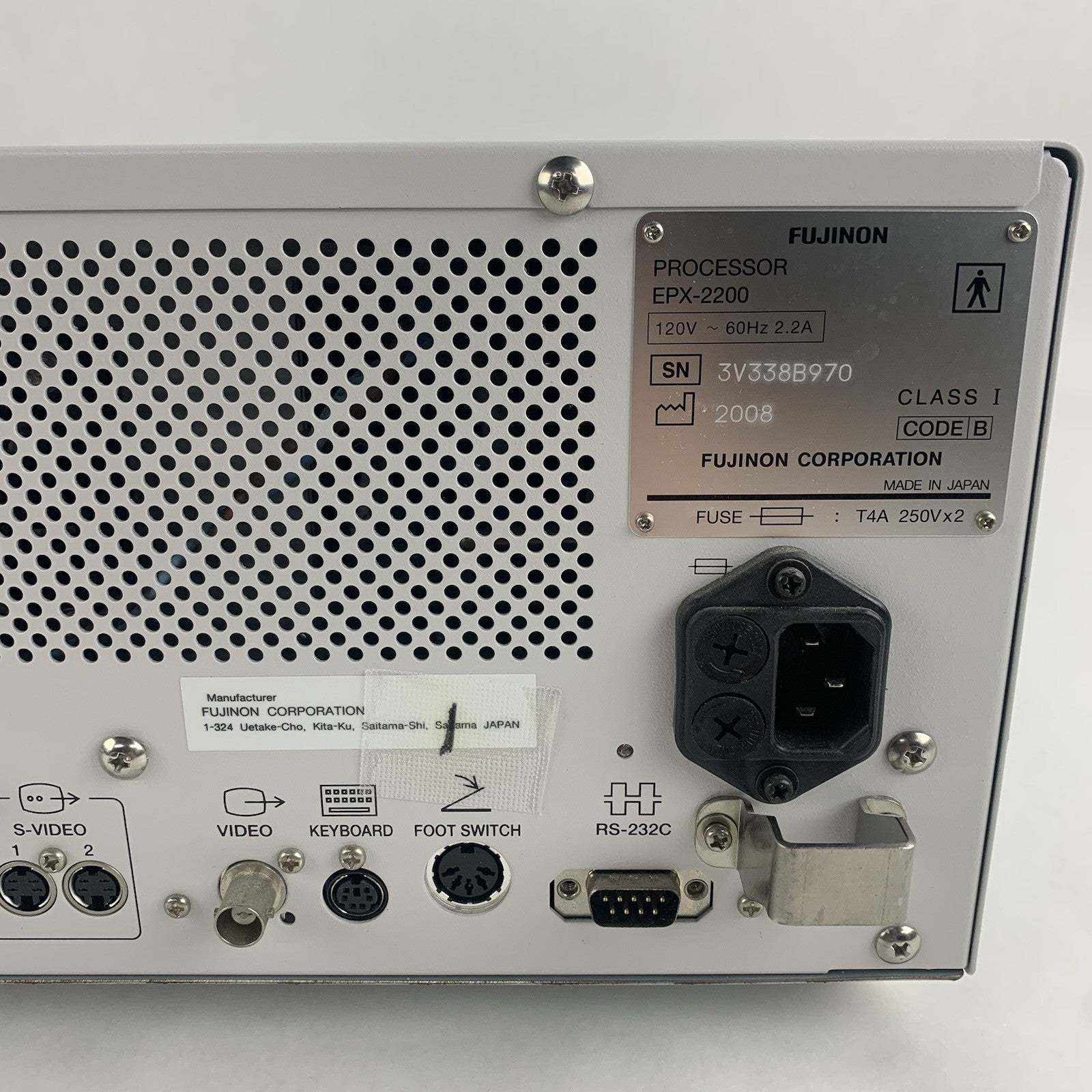 Fujinon EPX-2200 System Processor Powers On Lamp Tested Factory Reset12