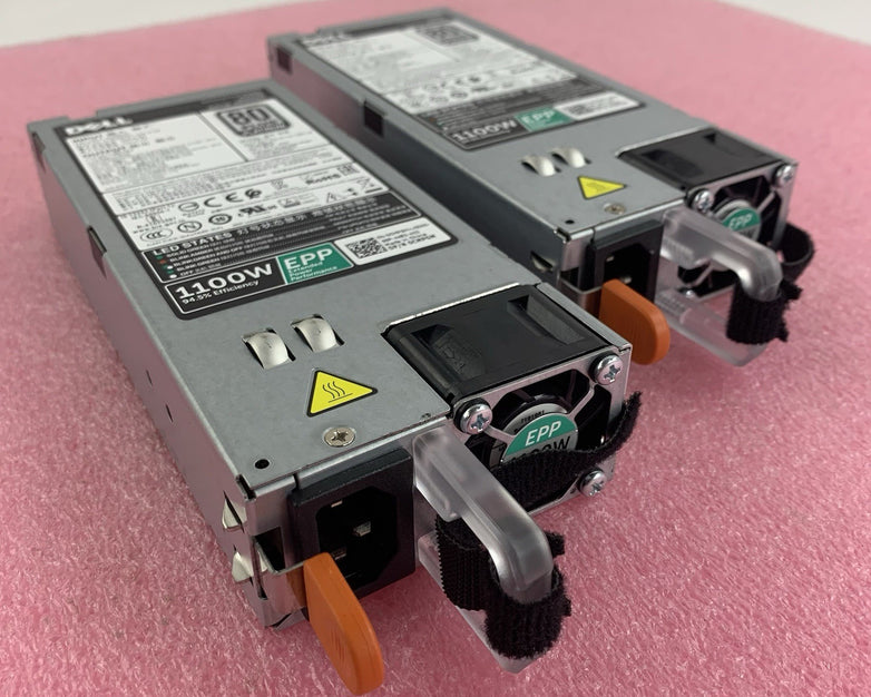 Dell L1100E-S1 CMPGM 1100W 80+ Platinum AC Power Supply Lot of 2x