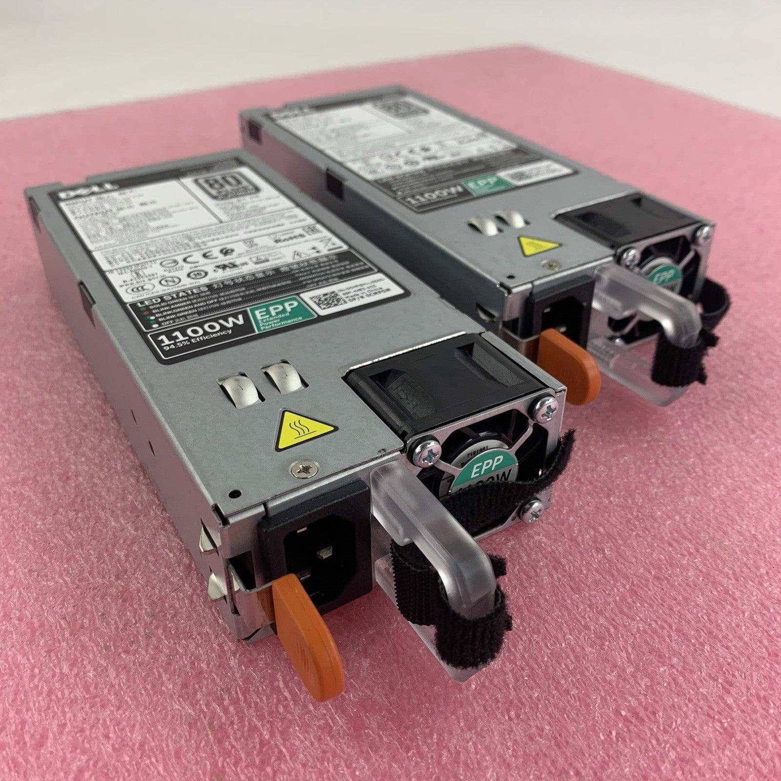 Dell L1100E-S1 CMPGM 1100W 80+ Platinum AC Power Supply Lot of 2x0
