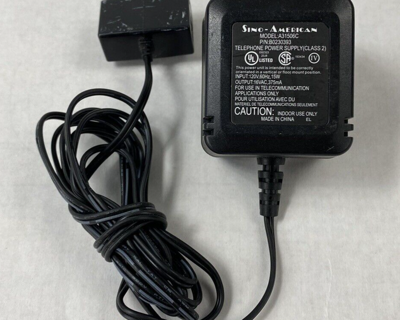 Sino-American Model: A31506C PN: A0673073 AC Adapter
