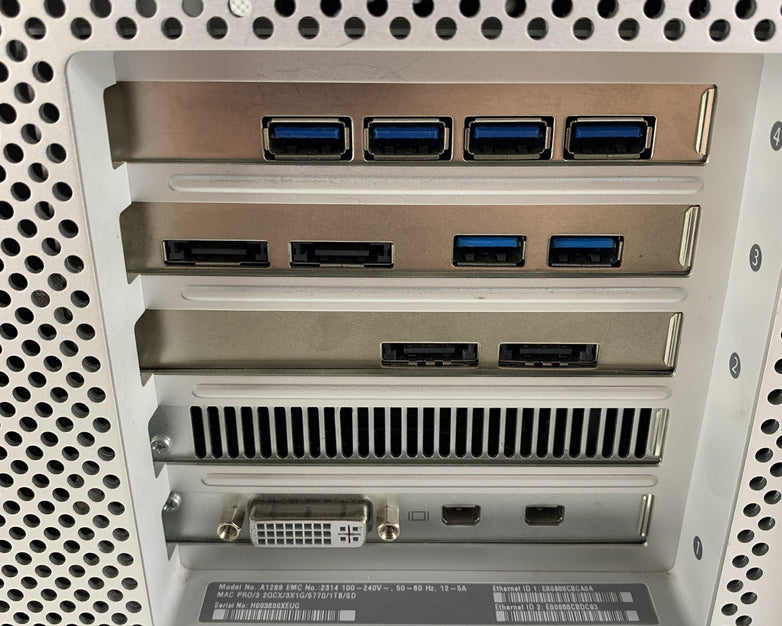 Apple Mac Pro 5,1 2010 Xeon W3565 3.2 GHz 32 GB Ram 7TB Fusion ATI Radeon 5770