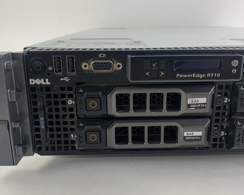 Dell Poweredge R710 Server 2x E5620 2.4 GHz 48 GB Ram Bad ODD No HDD No OS