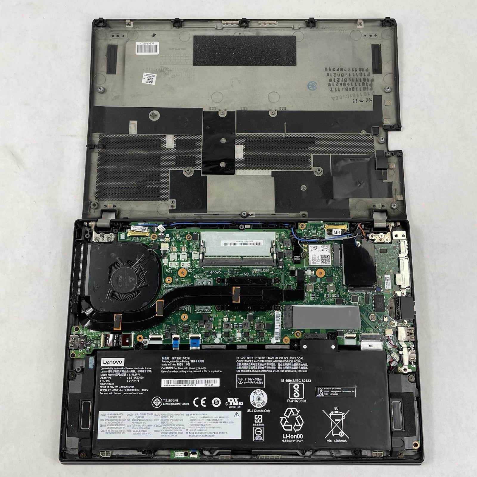 Lenovo ThinkPad T480s 14" i7-8650U 1.90 GHz 8 GB RAM No SSD/OS/AC15