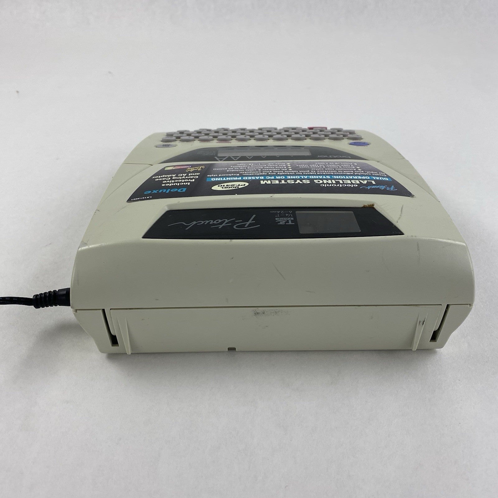 Brother P-Touch Model PT-2410 Labeling System w/ AC Adapter Power Tested