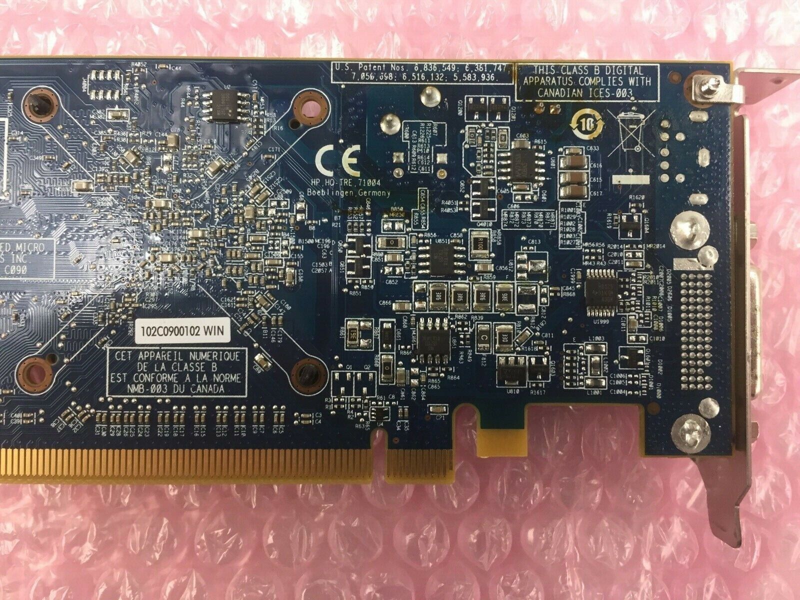 Dell AMD Radeon ATI-102-C09003 (B) 512MB PCI Express Video Card Low Profile