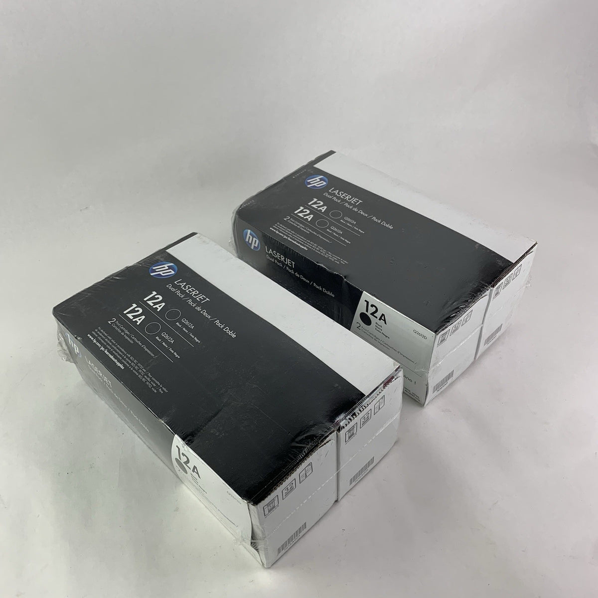 HP Q2612D LaserJet 12A Black Dual Pack Print Cartridges Pack of 2 - New0