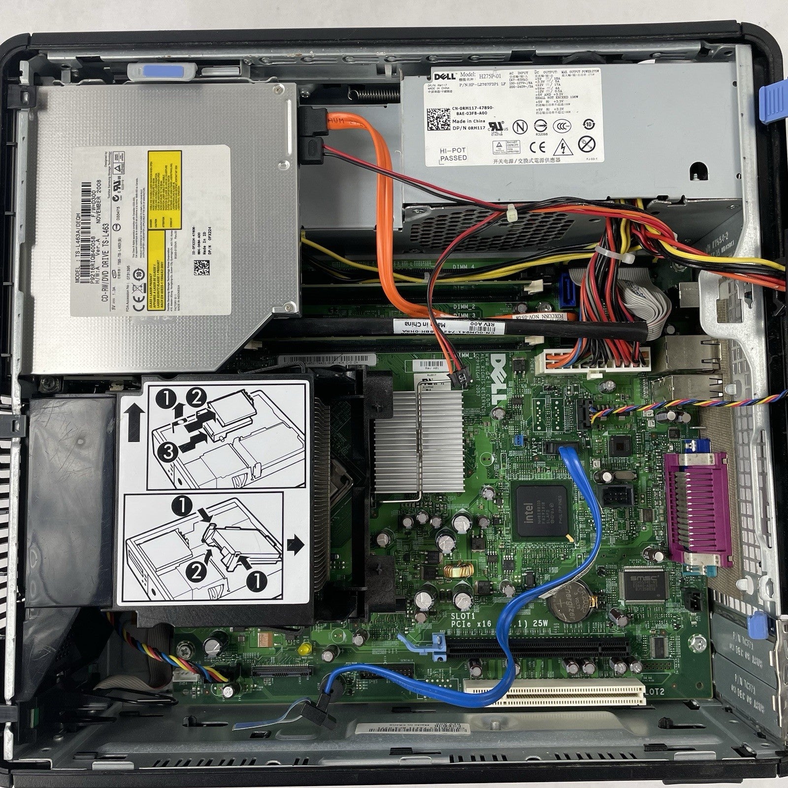 Dell Optiplex 755 SFF Core 2 Duo E7200 2.53 GHz 2 GB RAM No HDD/OS10
