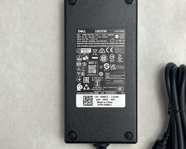 Dell LA180PM180 180W 19.5V 9.23A Laptop AC Power Adapter, 7.4mm Lot of 2