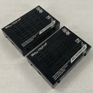 Key Digital KD-X200ProK Rx HDBaseT/HDMI via Single CAT5e/6 Extender Lot of 2