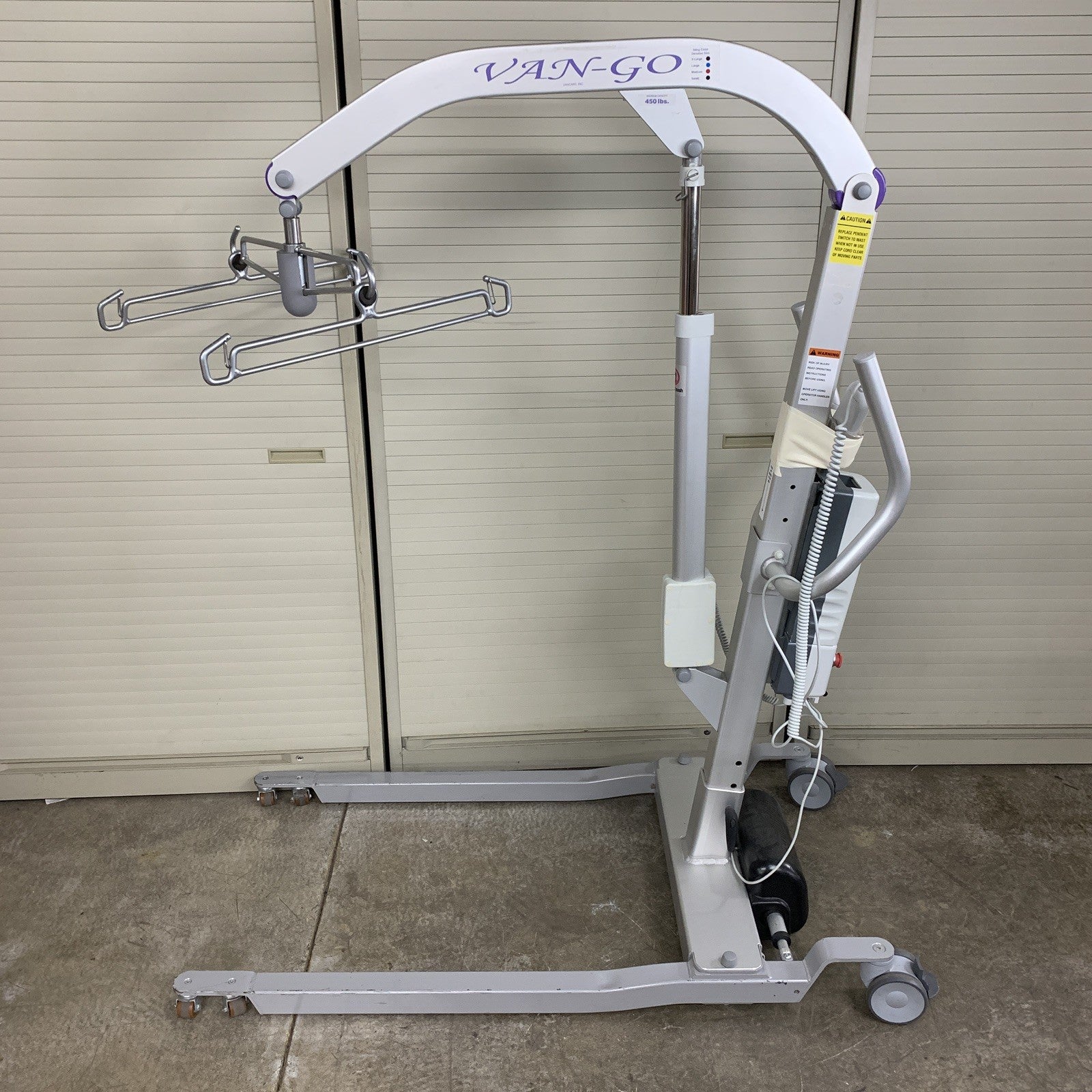 Vancare Inc Van-GO Lift Patient Positioner Powers On w/ Battery