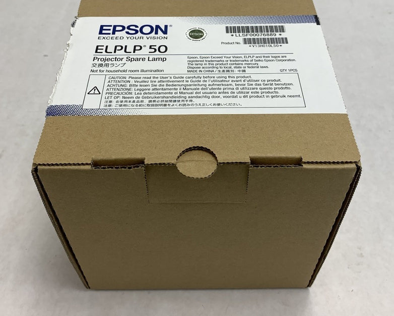 Epson ELPLP 50 OEM Projector Spare Lamp - New Open Box