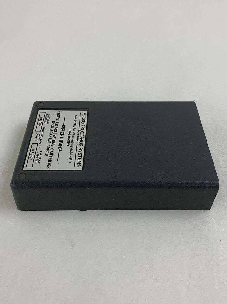 MPSI Pro-Link 9000 Chrysler SCI Systems Cartridge 203004