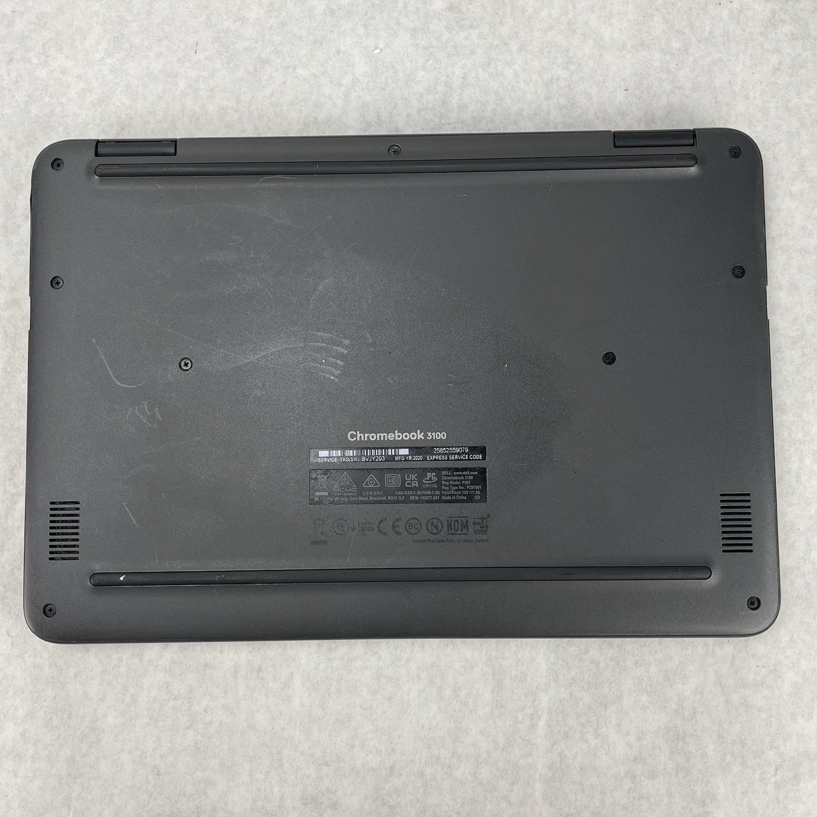 Dell Chromebook 3100 11.6" Celeron N4020 1.1GHz 4GB RAM 16 GB No AC - Mid Batt15