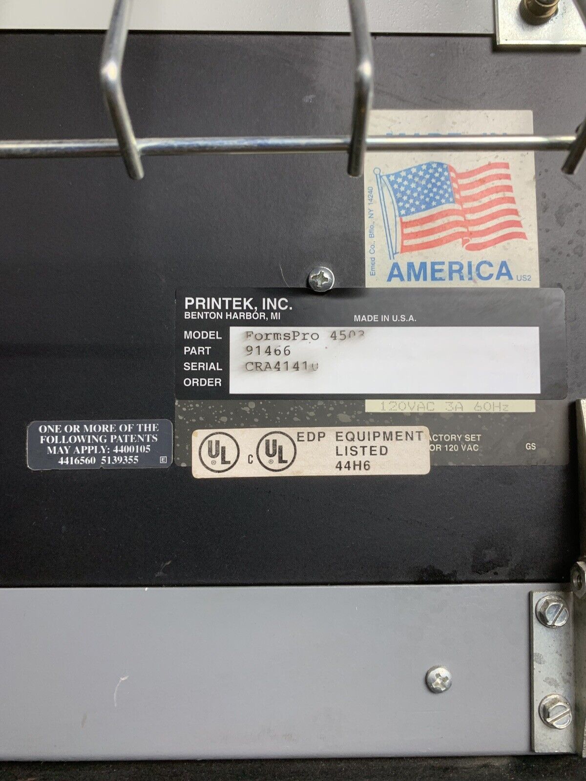 Printek Formspro 4503 90484 Dot Matrix Printer Tested