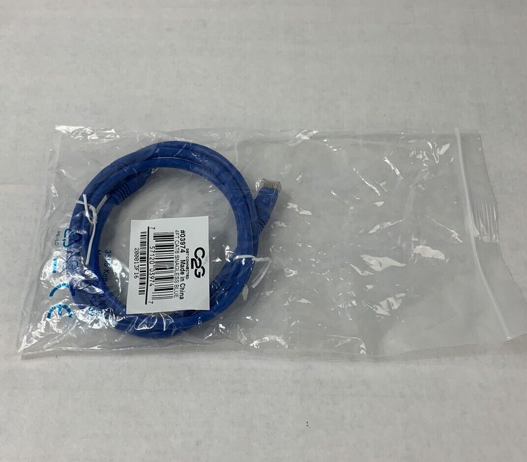 C2G 03974 4ft CAT6 Patch Cable (Lot of 3)