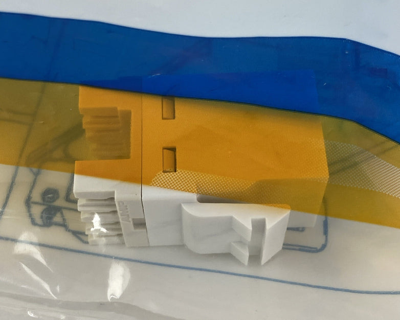 Cat 5E SL 110 Jack 568A/B White - Lot of 15