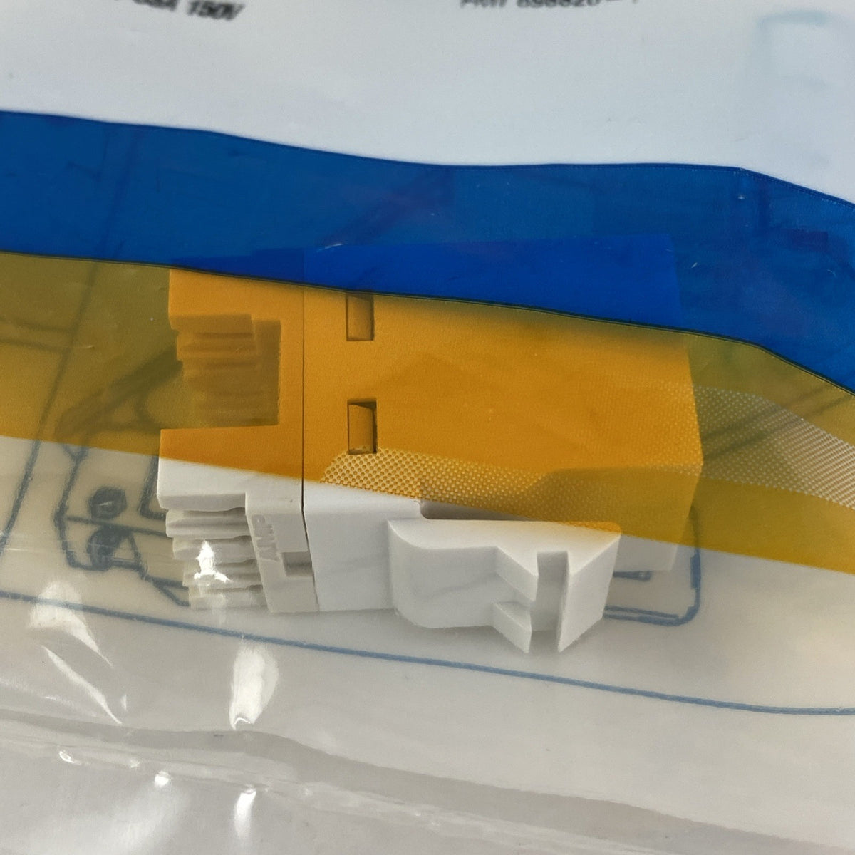 Cat 5E SL 110 Jack 568A/B White - Lot of 154