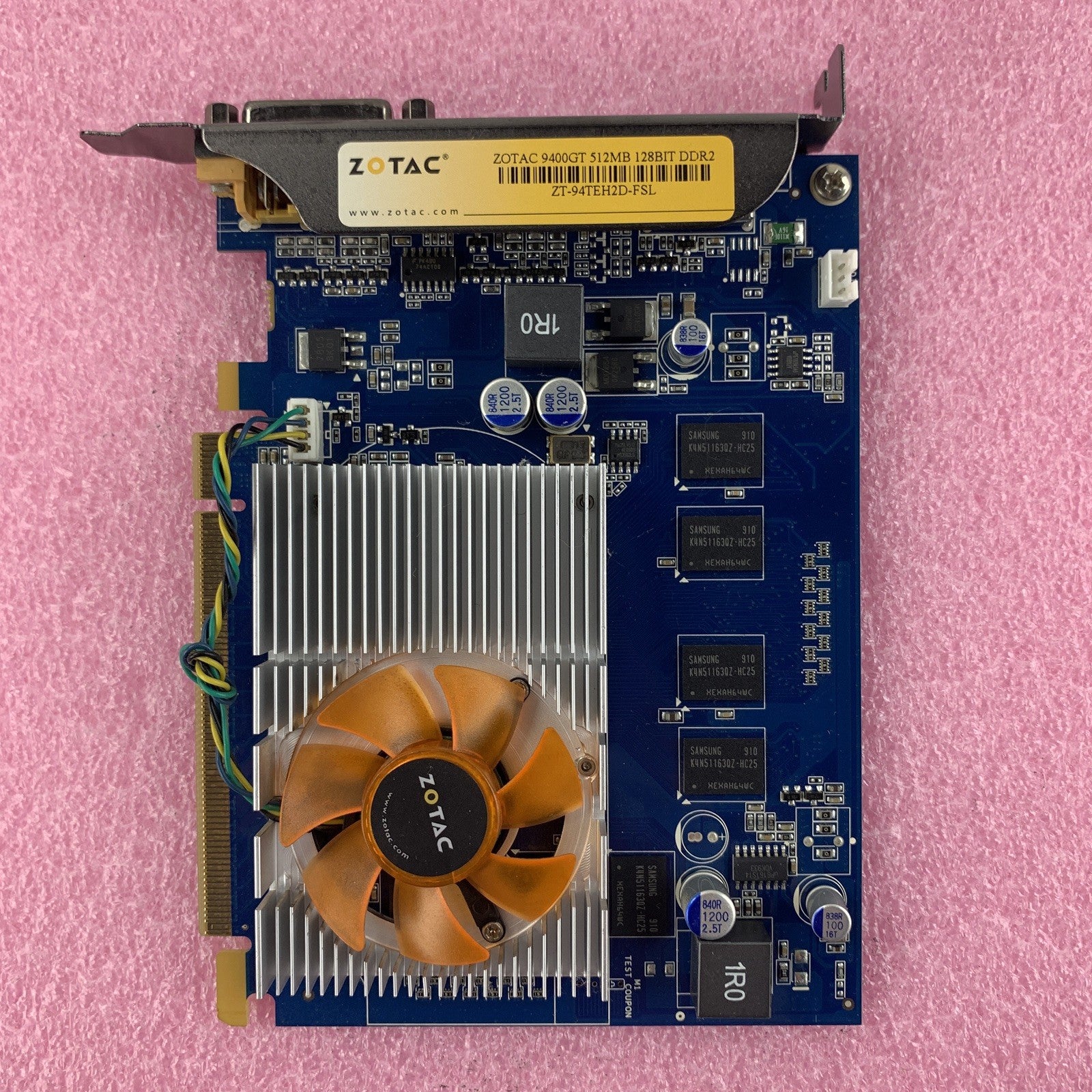 Zotac GeForce 288-30N49-010ZT 9400GT 512MB 128bit DDR2 DVI VGA Video Card