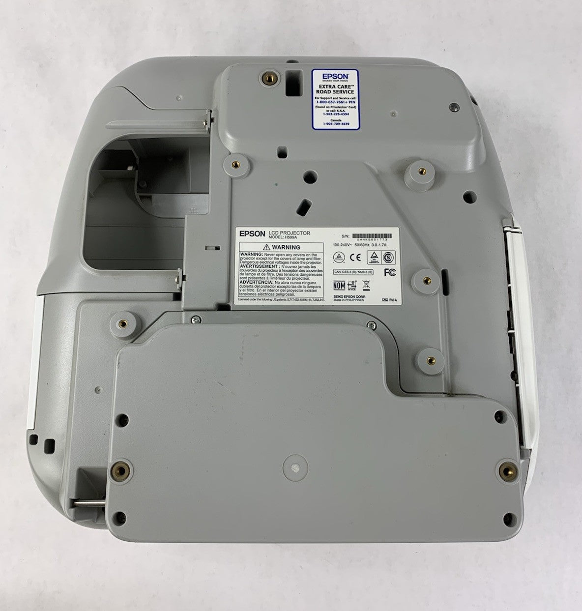 Epson BrightLink 595Wi H599A LCD Lamp Projector 434 Lamp Hours - No Remote6