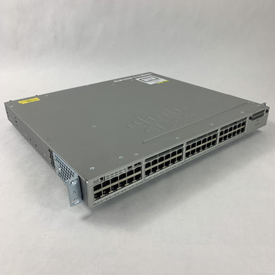 Cisco WS-C3850-48P-S V06 Catalyst 3850 w/ C3850-NM-4-1G Switch Tested Reset