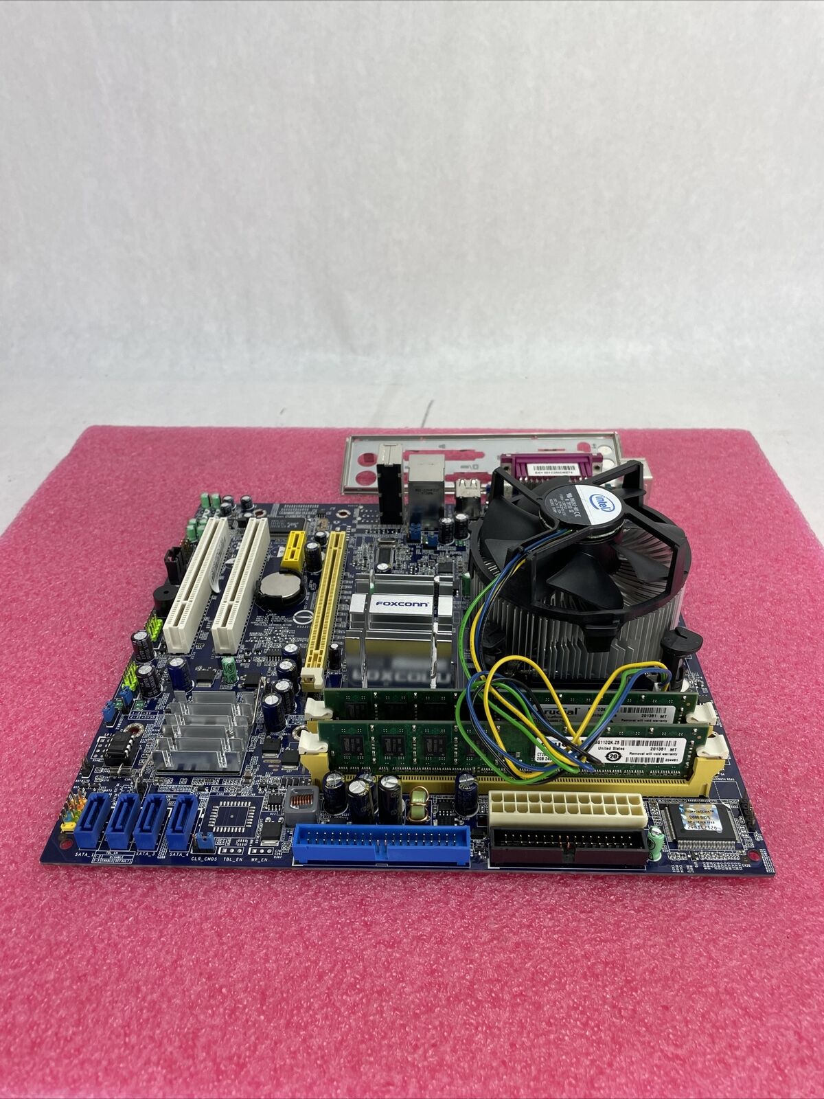 Foxconn 45GM Motherboard Intel Pentium Dual E2160 1.8GHz 4GB RAM w/Shield