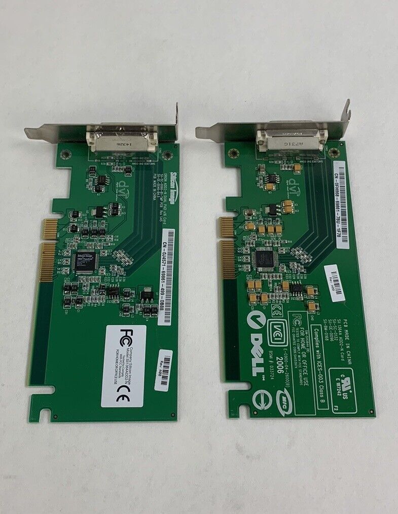 Dell 0KH276 E-G900-04-2600(B) Sil 1364A ADD2-N GPU Short Bracket (Lot of 2)