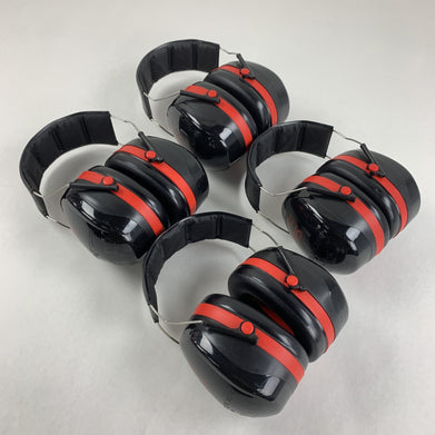 Peltor Optime 101 3M Ear Muffs Black/Red Hearing Conservation Lot of 4x