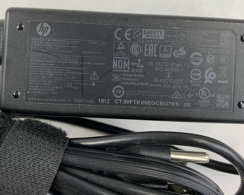 HP 854055-002 AC Power Adapter Charger 65W