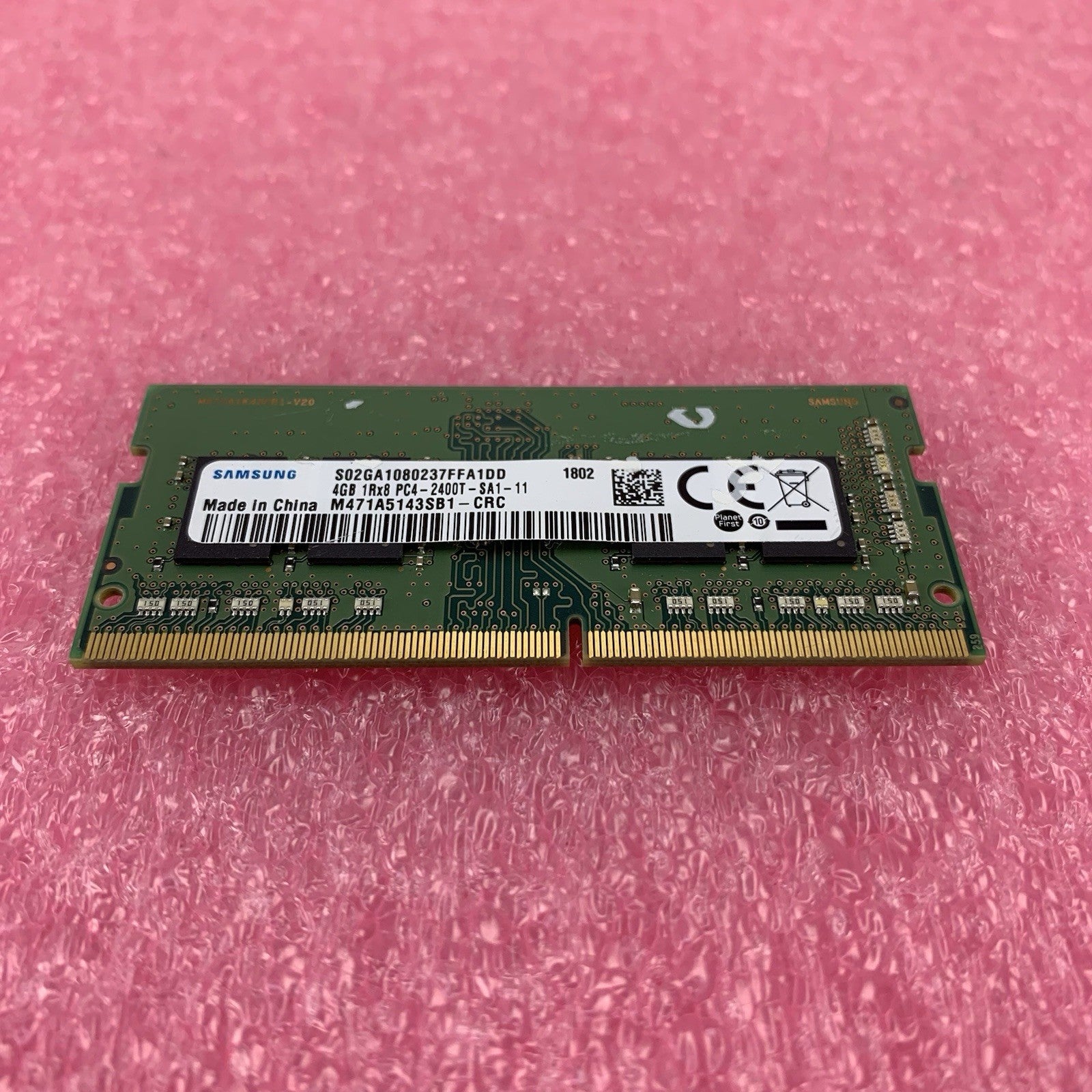 Samsung M471A5143SB1-CRC PC4-2400T-SA1-11 4GB 1Rx8 Desktop Memory RAM Lot of 21