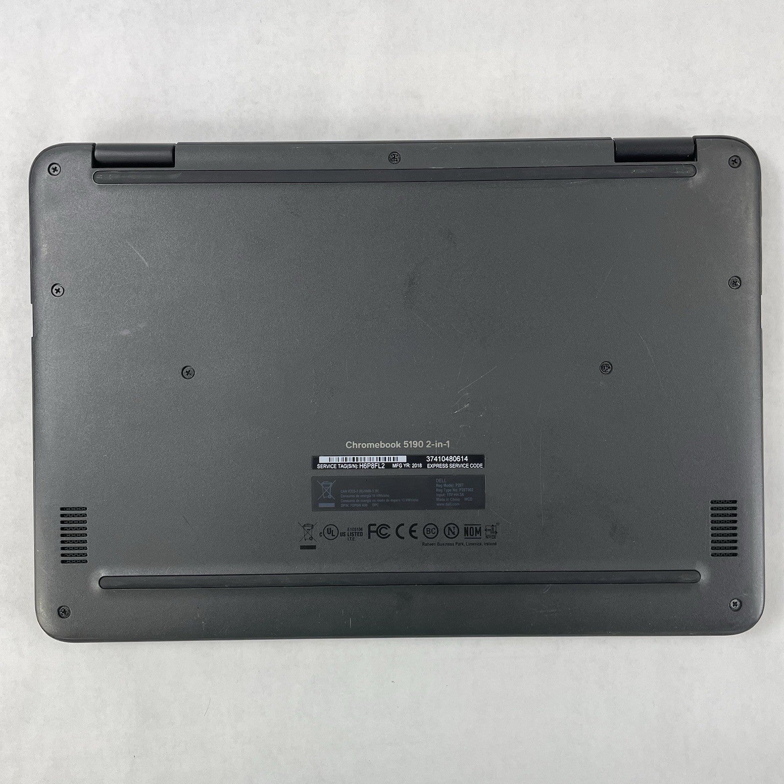 Dell ChromeBook 5190 2-in-1 Touch 11.6" Celeron N3350 1.10 GHz 4 GB RAM 16GB SSD13
