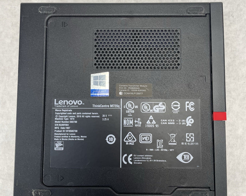 Lenovo ThinkCentre M7200 i5-8500T 2.10 GHz 1x8 GB Ram No HDD No OS