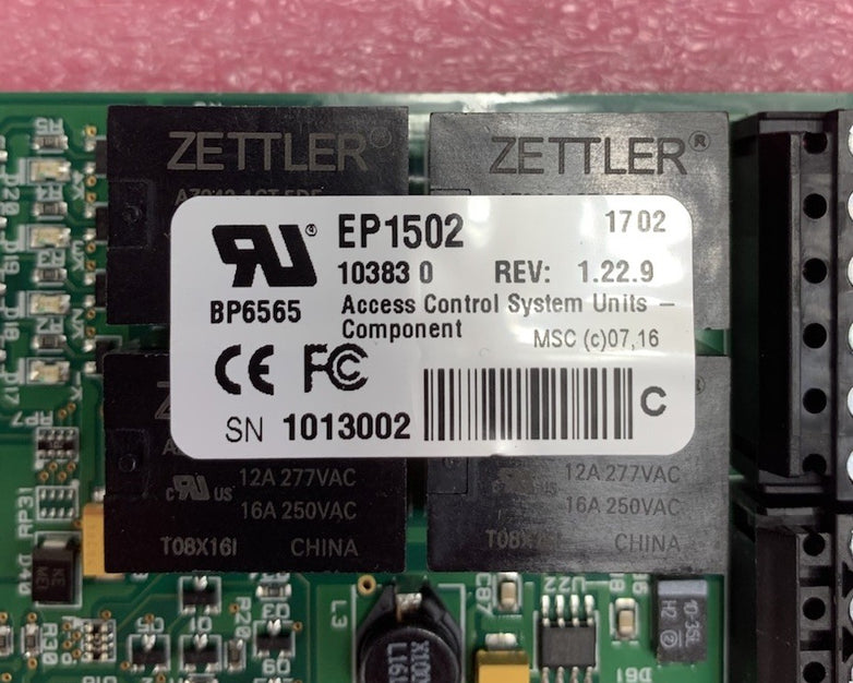 Avigilon Mercury EP1502 10382-0000-F Access Control System Unit Component Board