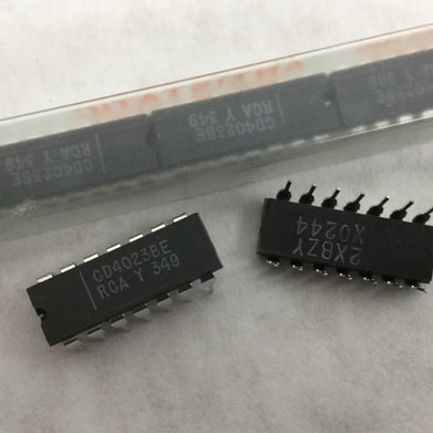 Genuine RCA CD4023BE  Integrated Circuit  14 Pin  Lot of 24