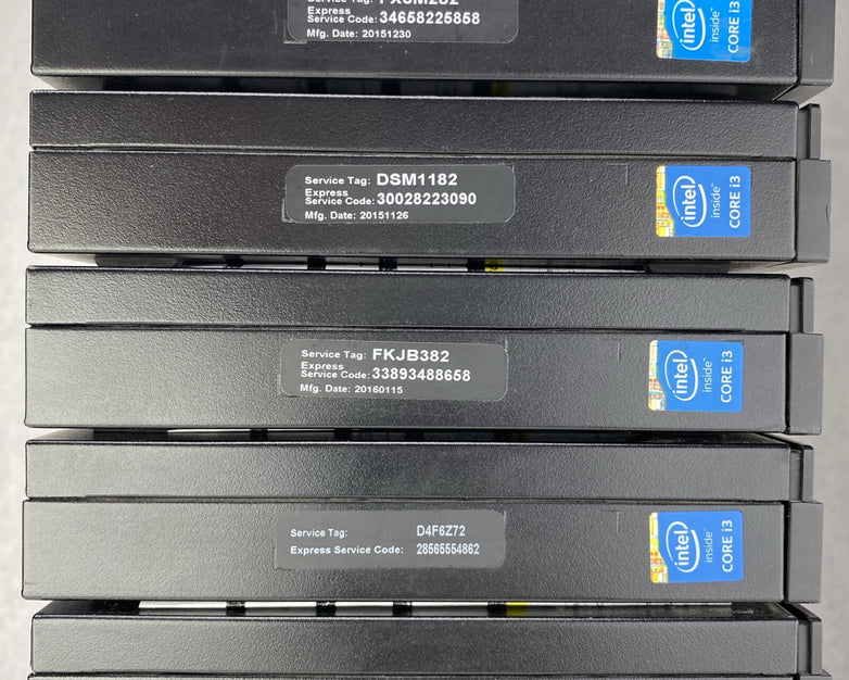 Dell Optiplex 9020M Intel i3-4160T 3.10GHz 1x8GB RAM No HDD OS READ Lot Of 10