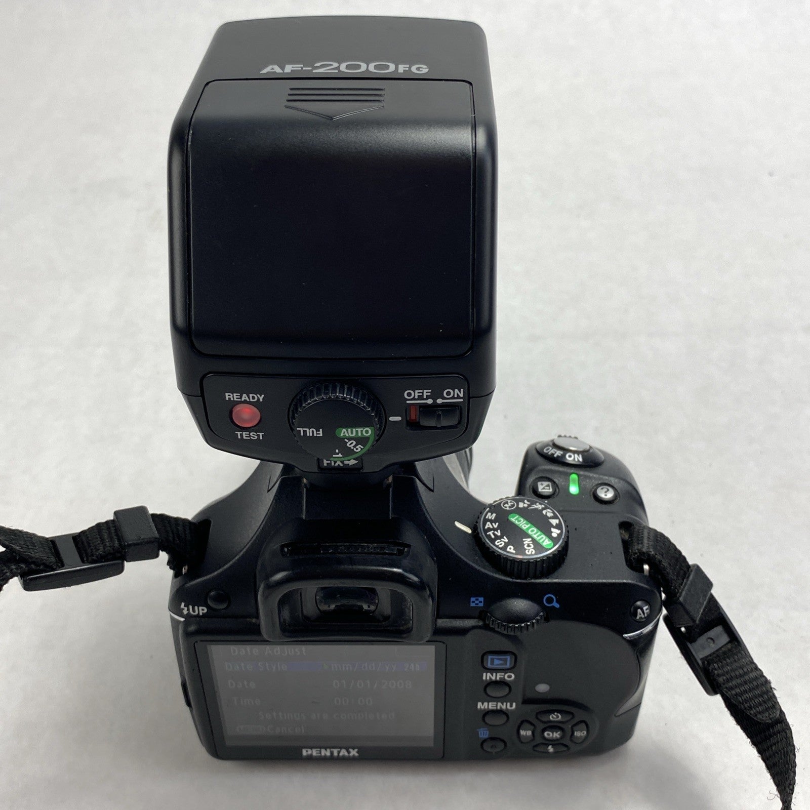 Pentax K2000 DSLR 10.2 MP Digital Camera With Bag And Flash No Cable - Tested7