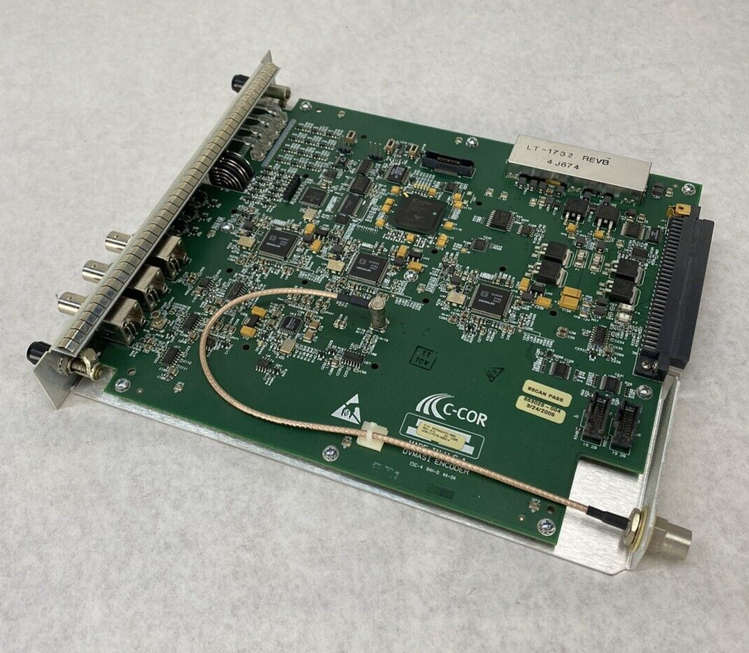 C-COR Video Systems DV6101MASI01 DVB ASI SMPTE 310m MPEG TRANSPORT Multiport