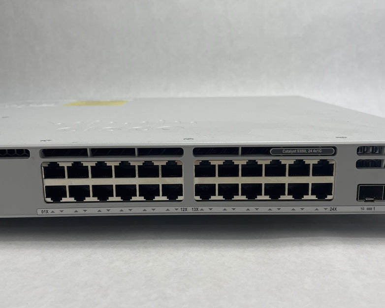 Cisco Catalyst C9300L-24T-4G-E V01  24-Port 9300 Tested & Reset 2x PSU