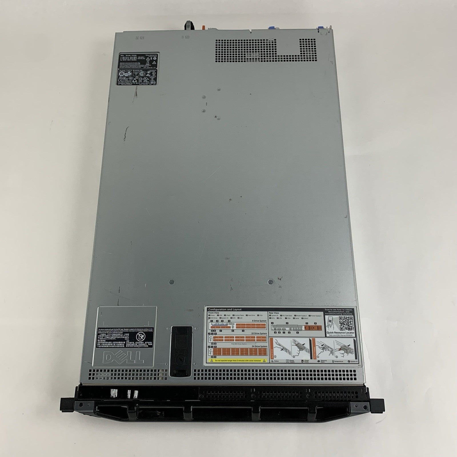 Dell PowerEdge R630 1U Server 1x Intel Xeon E5-2643 V3 3.4GHz 16GB RAM No HDD/OS10