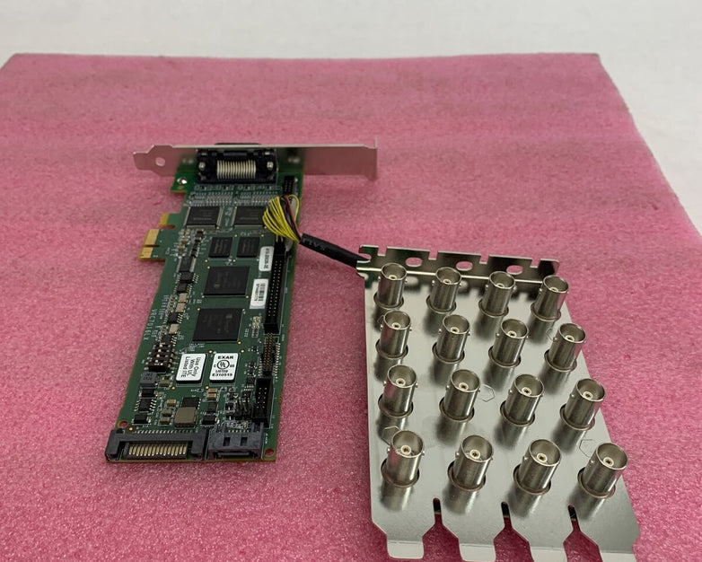 STRETCH VRC7016LX 16 Channel PCIe DVR Card w/ADVANTECH DVA-886 REV. A1