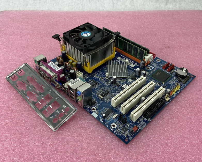 Gigabyte GA-8I865GVME Motherboard Intel Pentium 4 2.66GHz 1.48GB RAM w/IO Shield