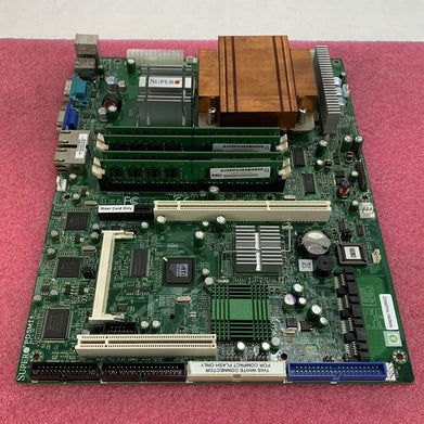 Supermicro PDSMi+ Motherboard Celeron D 3.20GHz CPU 4GB RAM No Shield