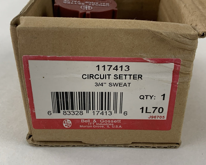 Bell & Gossett 117413 Circuit Setter  3/4" Sweat