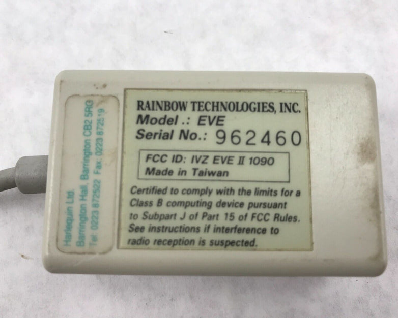 MicroStation MAC Rainbow Technologies Inc Eve