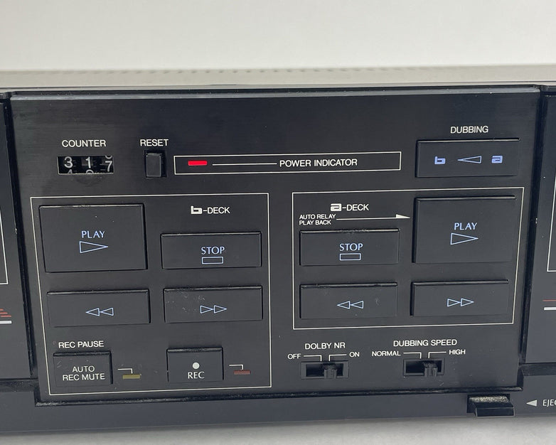 Sansui D-70BW Stereo Cassette Deck with Dolby B/C Noise Reduction