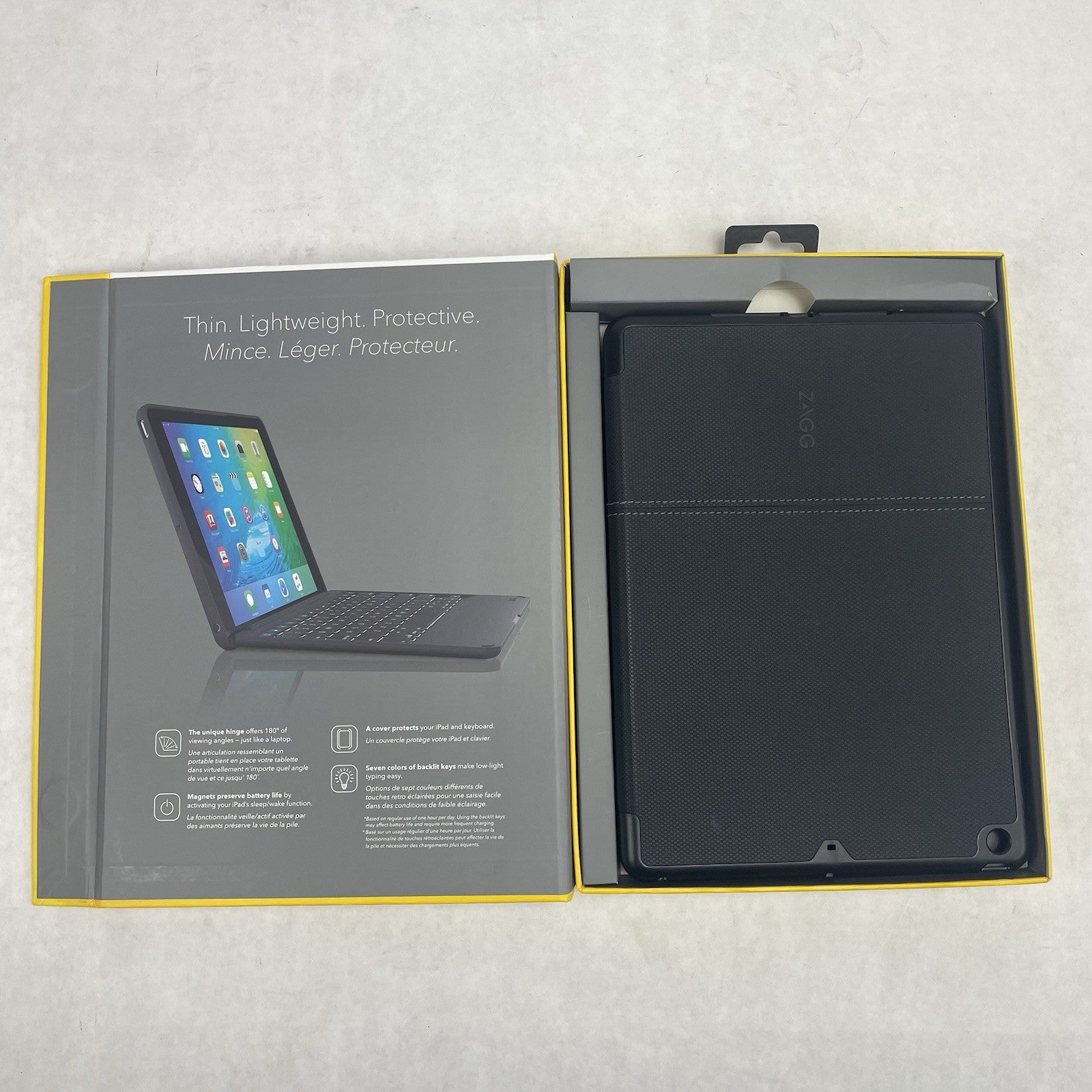 ZAGG Folio-V-A9ZFK-BB0 Wireless Keyboard and Case Folio For 9.7" inch iPad Pro