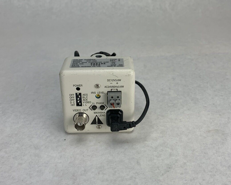 Hamilton ICD-505 Color Camera 1/3" 3.5-8mm Lens For Parts or Repair
