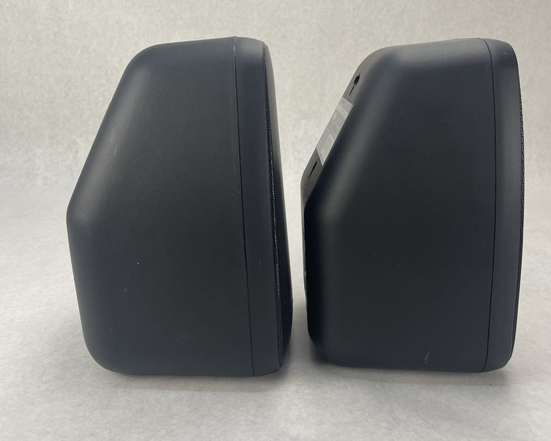 BIC ADATTO A-1, 8 OHM Speaker Pair Tested Broken Plastic on Speaker Input